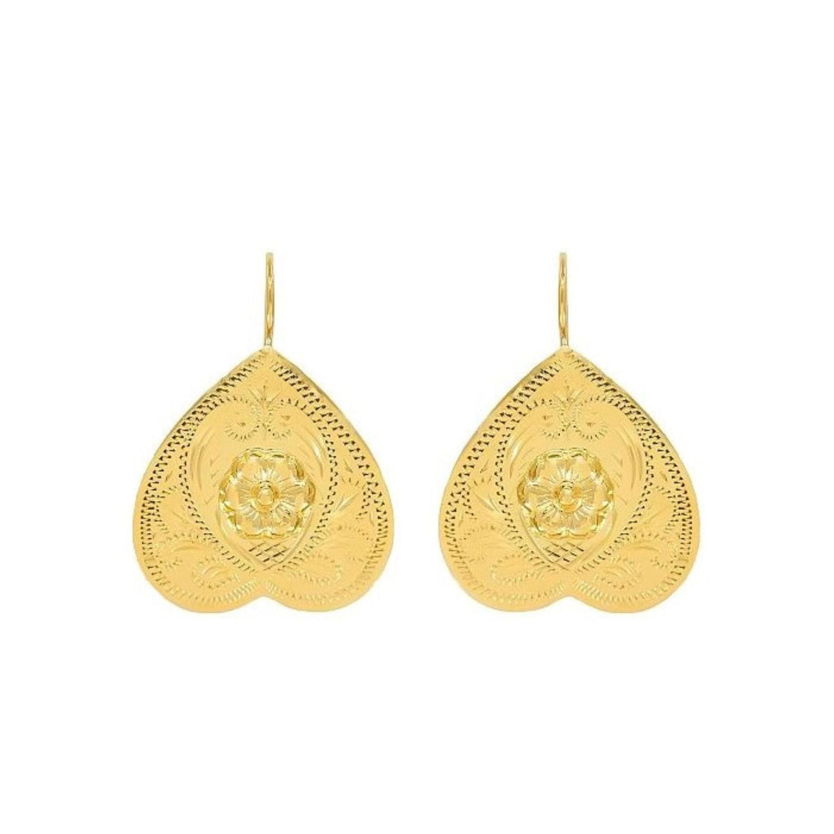 Conjunto Rosa Amélia em Prata Dourada