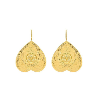 Conjunto Rosa Amélia em Prata Dourada