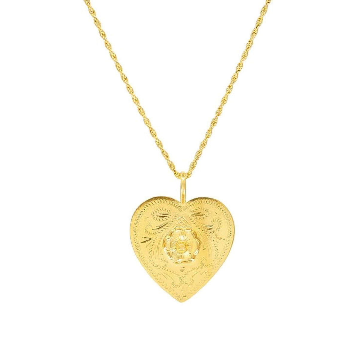 Conjunto Rosa Amélia em Prata Dourada