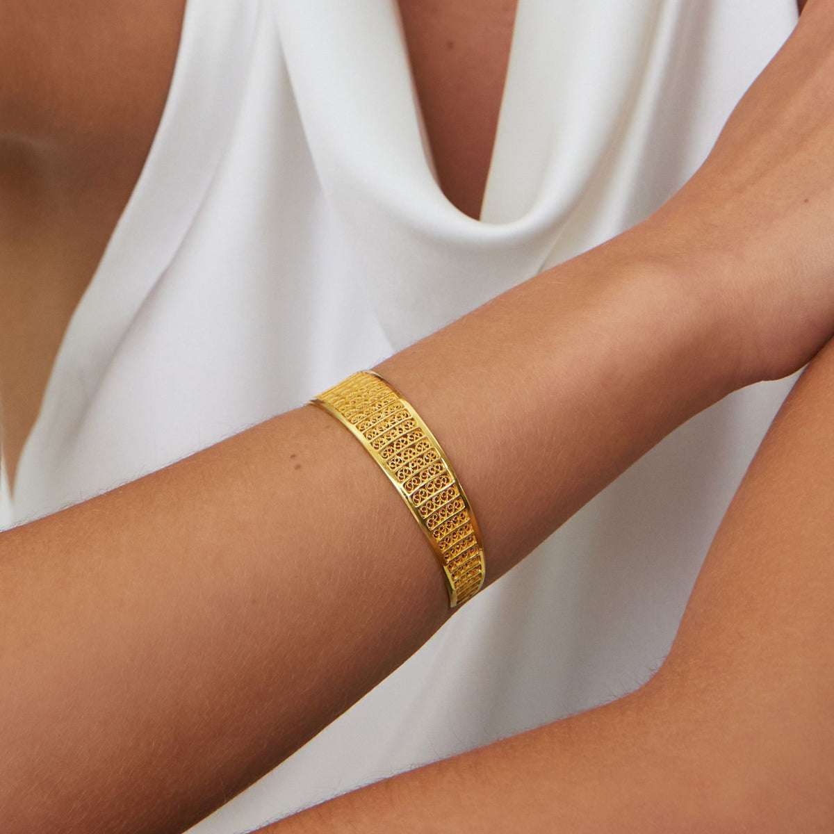 Pulseira Círculos em Prata