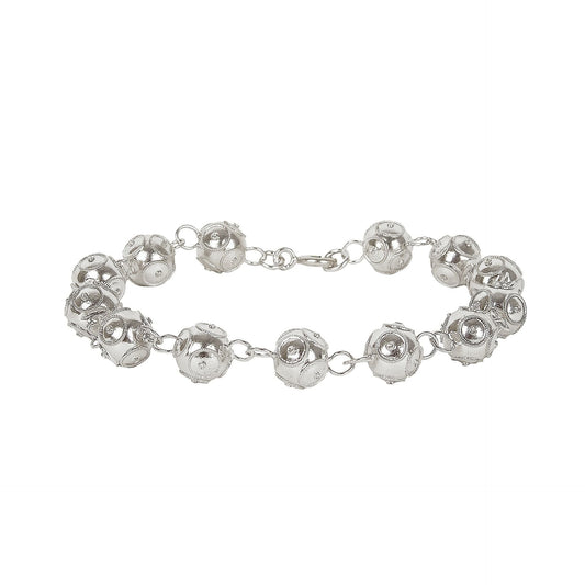 Pulseira Contas de Viana em Prata