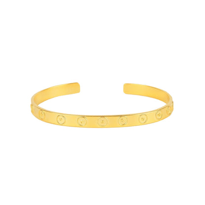 Pulseira de Viana em Prata Dourada