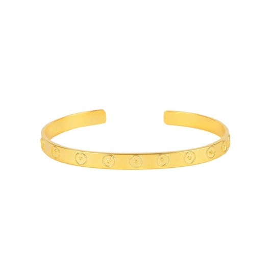 Pulseira de Viana em Prata Dourada