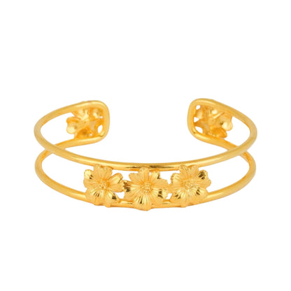 Pulseira Bouquet da Amália em Prata Dourada