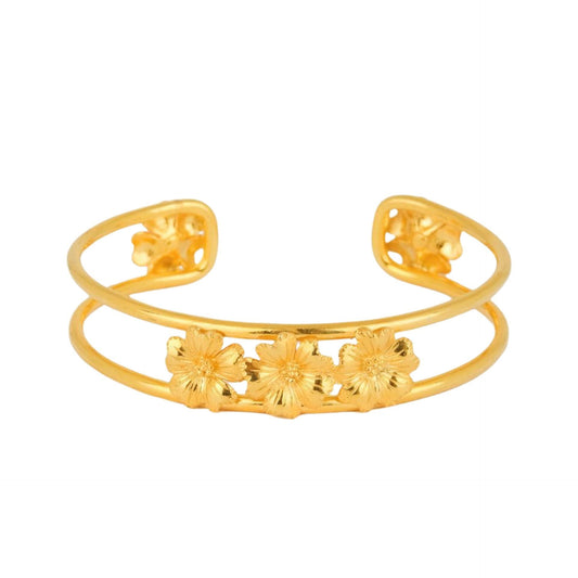 Pulseira Bouquet da Amália em Prata Dourada