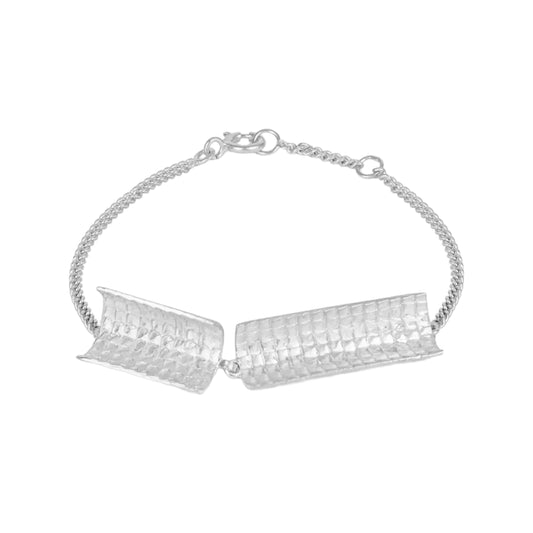 Pulseira Engawa em Prata