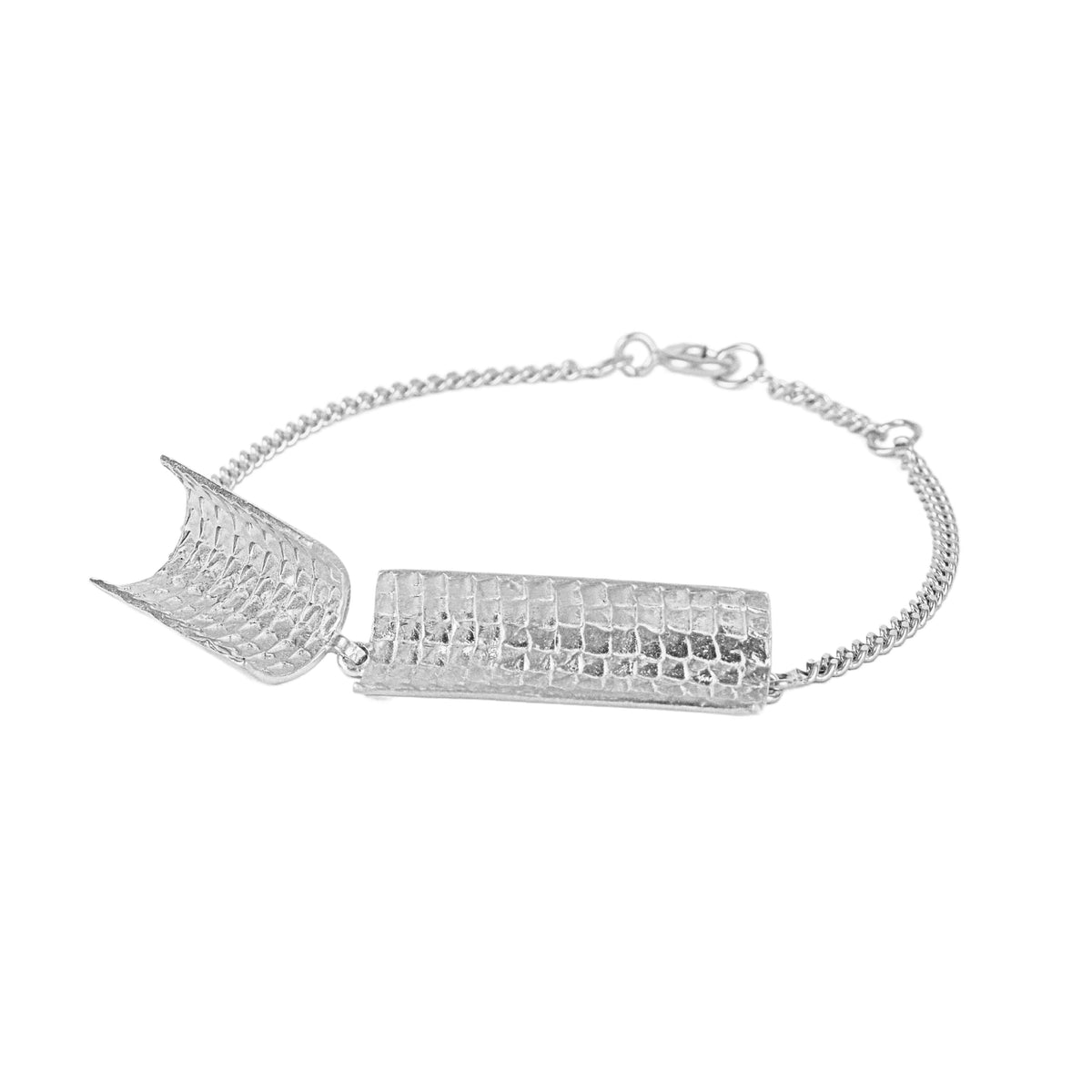 Pulseira Engawa em Prata