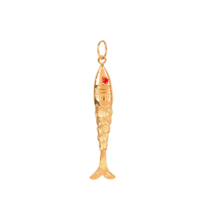 Medalha Peixe em Ouro 19,2Kt