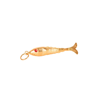 Medalha Peixe em Ouro 19,2Kt