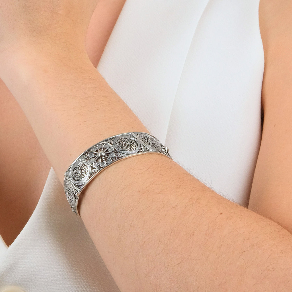 Pulseira Ciclo em Prata
