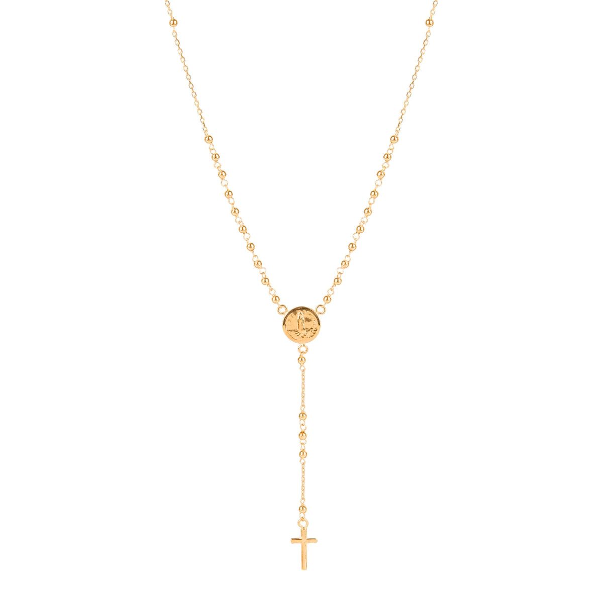 Colar Terço em Ouro 19,2Kt