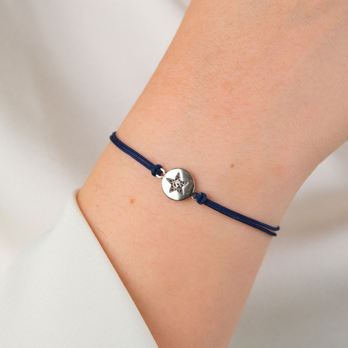 Pulseira Amuleto Estrela Polar em Prata