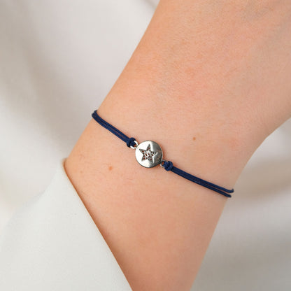 Pulseira Amuleto Estrela Polar em Prata