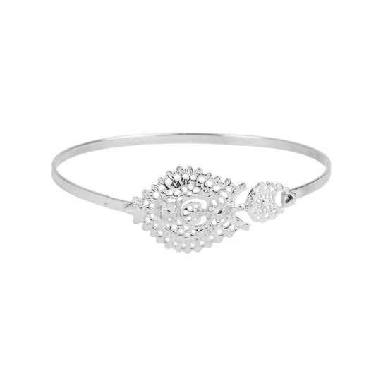 Pulseira Escrava Brinco à Rainha em Prata