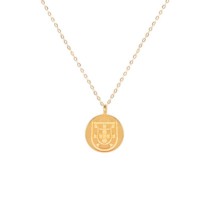 Colar Escudo em Ouro 19,2Kt