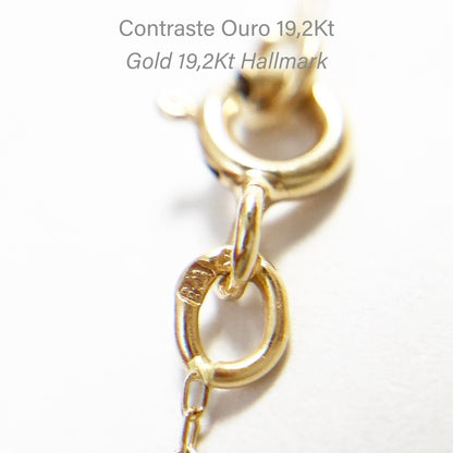 Colar Escudo em Ouro 19,2Kt