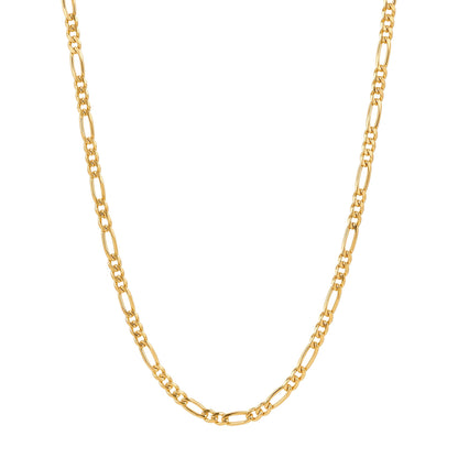 Colar Malha 3+1 5mm em Ouro 19,2 Kt