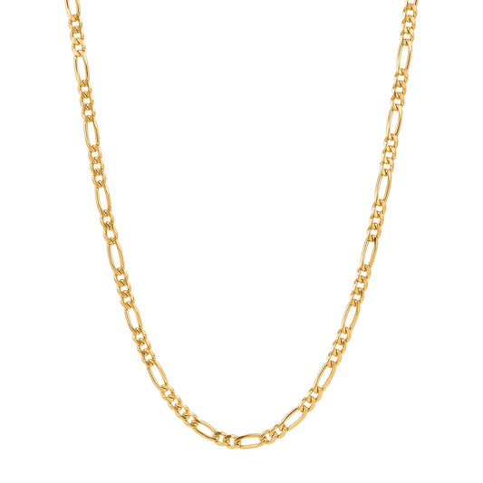 Colar Malha 3+1 5mm em Ouro 19,2 Kt