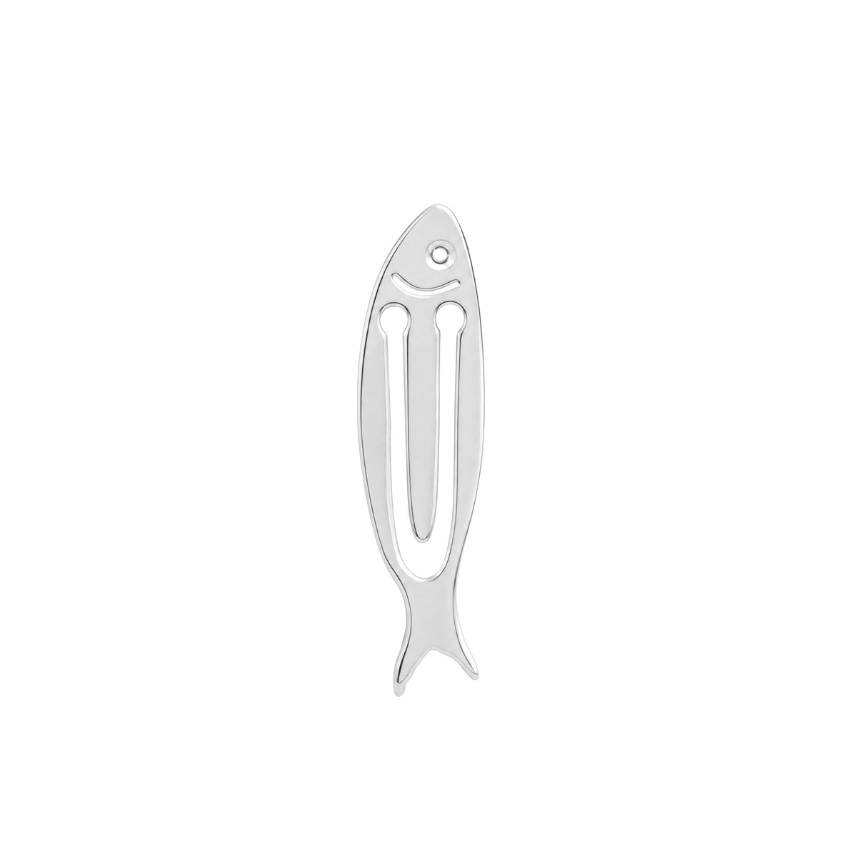 Marcador de Livro Sardinha em Prata