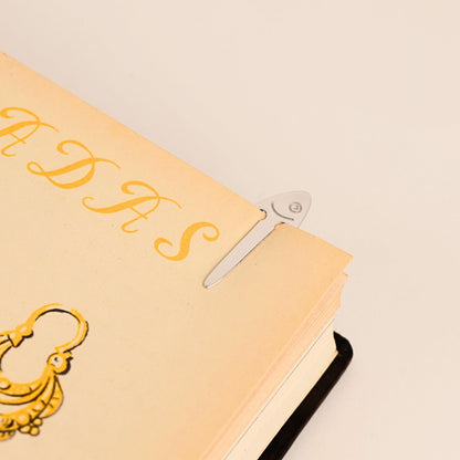 Marcador de Livro Sardinha em Prata