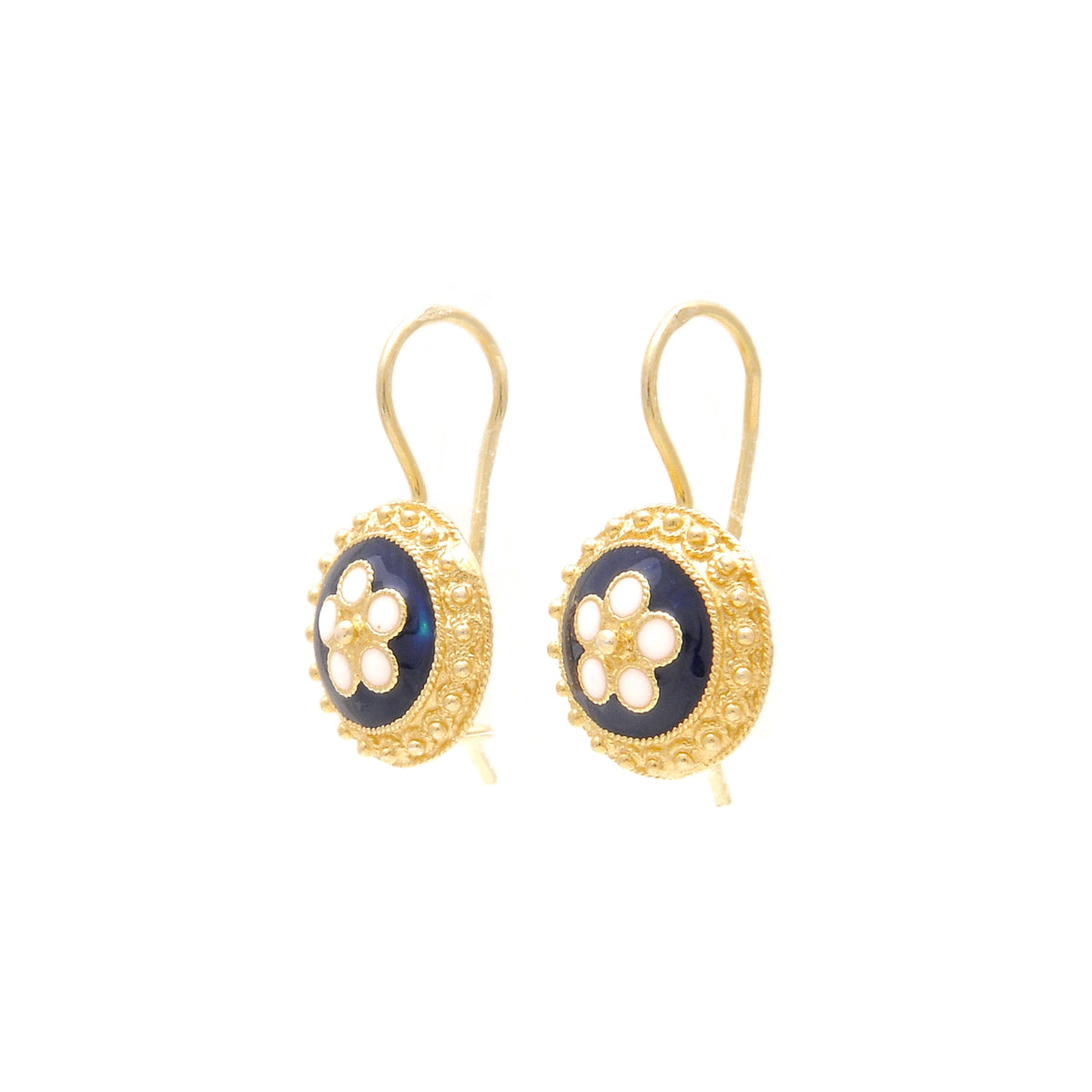 Brincos Caramujo em Ouro 19,2Kt