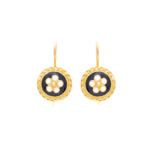 Brincos Caramujo em Ouro 19,2Kt