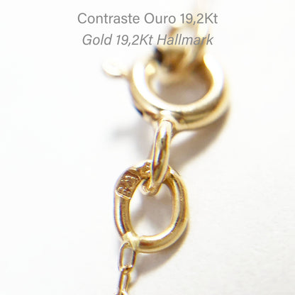 Colar Contas de Viana em Ouro 19,2Kt