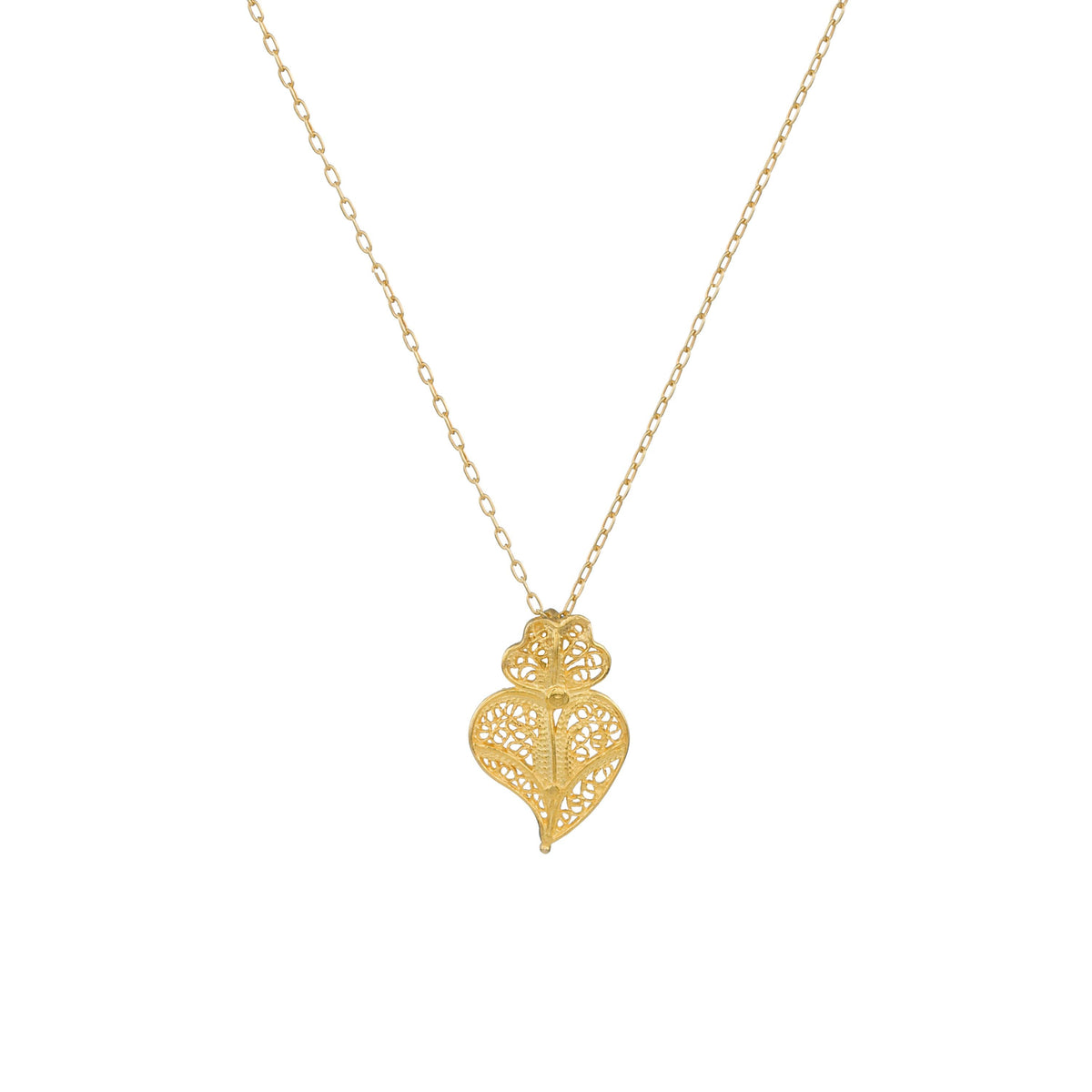 Conjunto Saudade em Prata Dourada