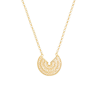 Conjunto Circulos em Prata Dourada