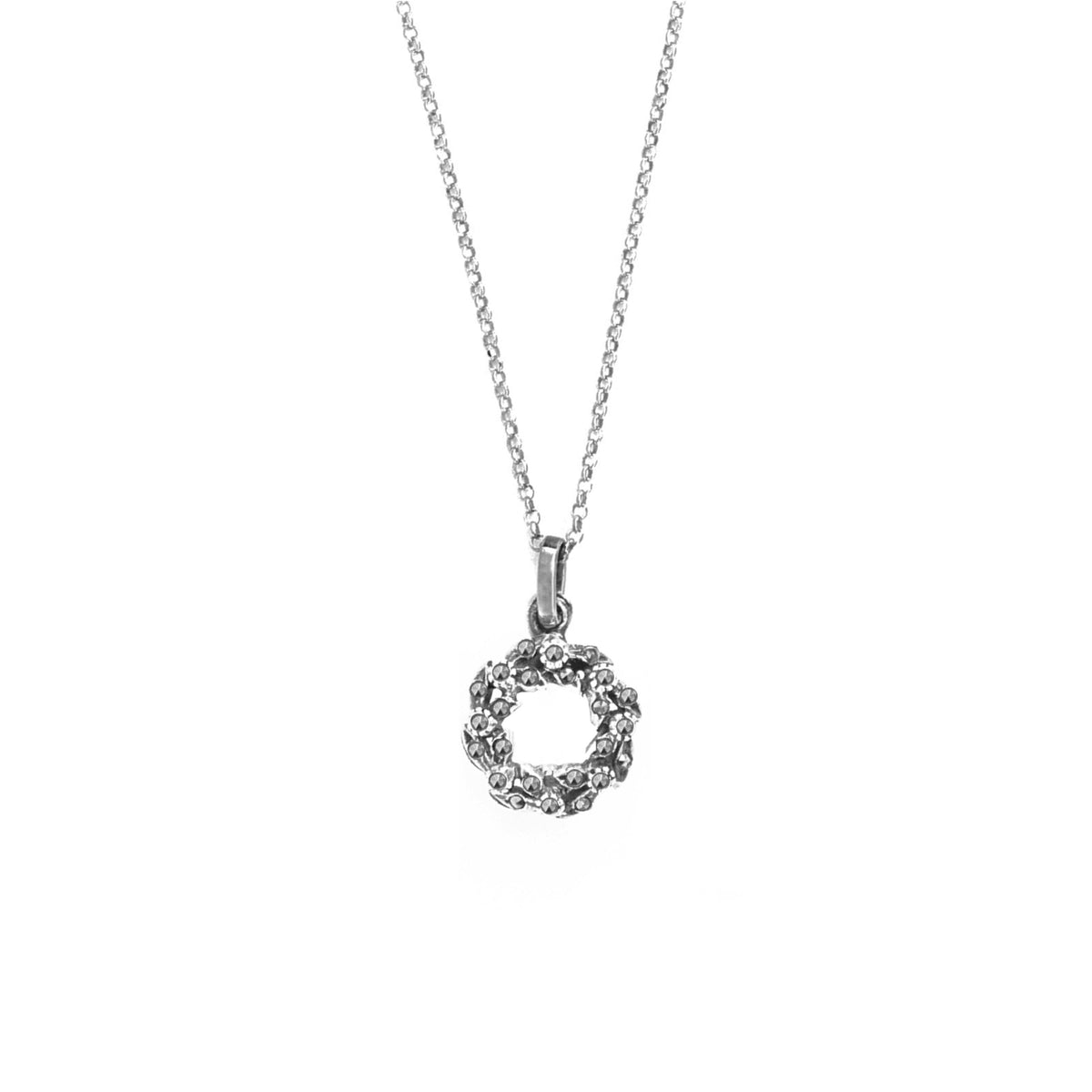 Conjunto Coroa Marcassites em prata