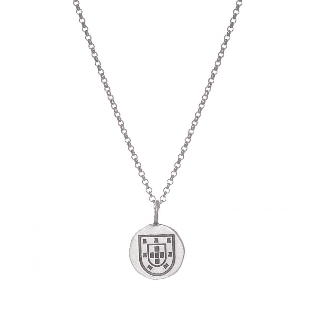 Conjunto Escudo Homem em Prata