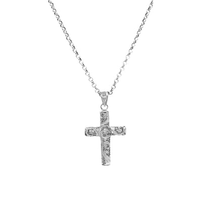 Colar Cruz de Filigrana em Prata