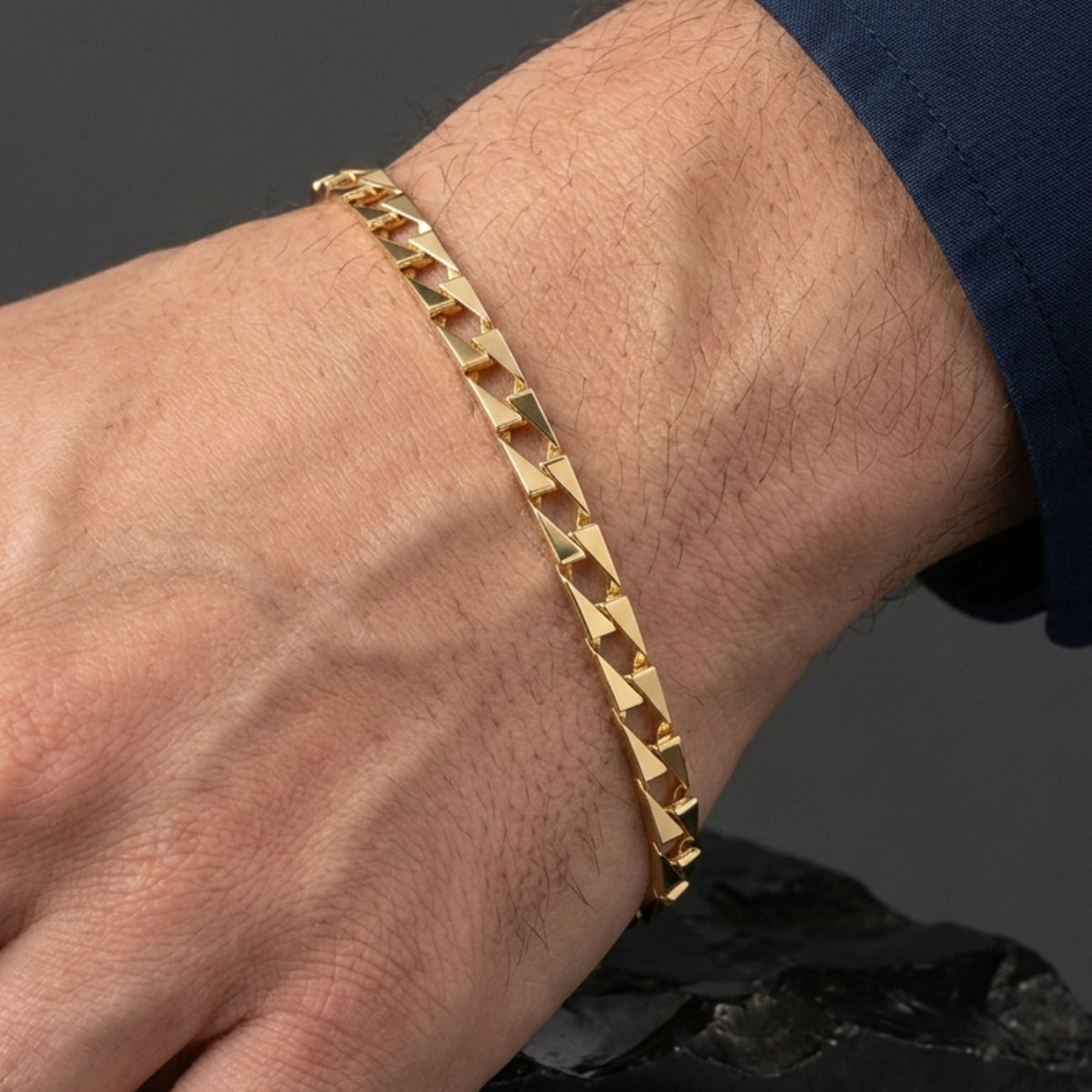 Pulseira Barbela em Ouro 19,2Kt