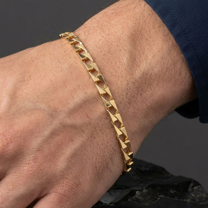 Pulseira Barbela em Ouro 19,2Kt