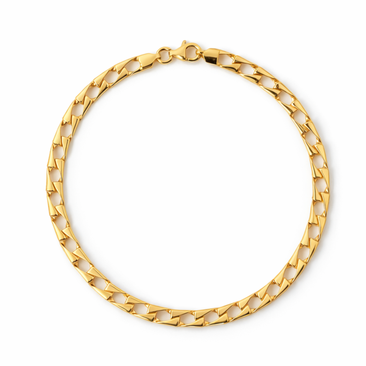 Pulseira Barbela em Ouro 19,2Kt