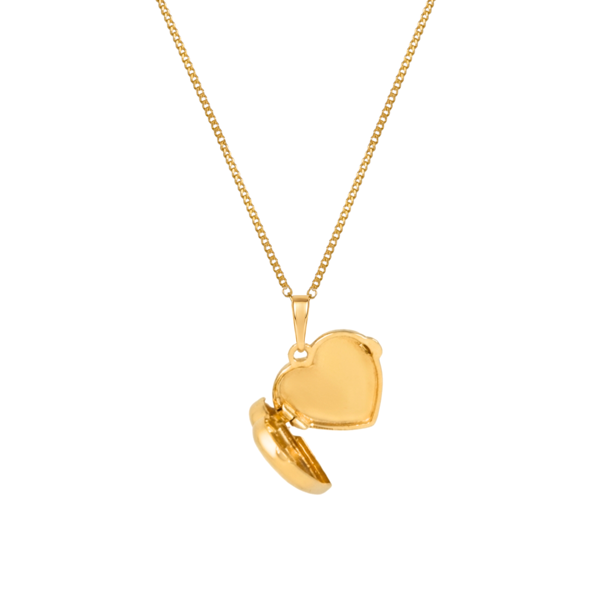 Colar Coração Aberto em Ouro 19,2Kt