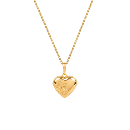 Colar Coração Aberto em Ouro 19,2Kt