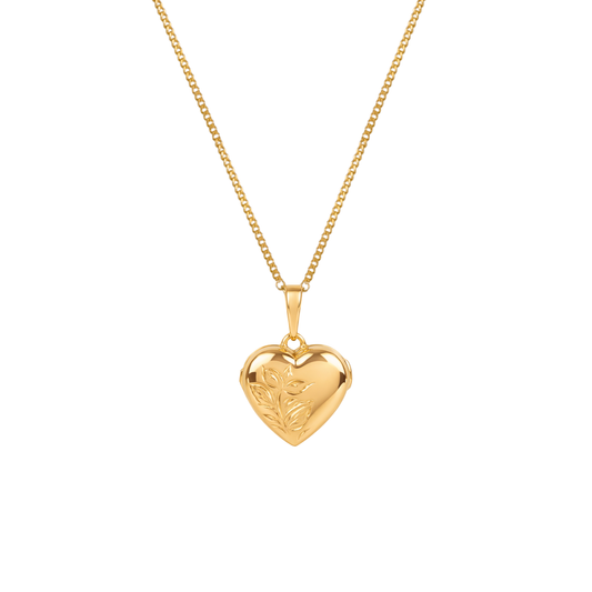 Colar Coração Aberto em Ouro 19,2Kt