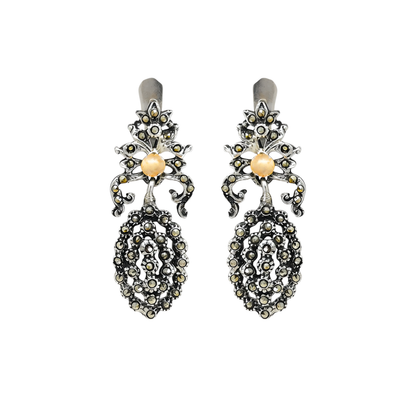 Brincos Realeza em Prata e Ouro