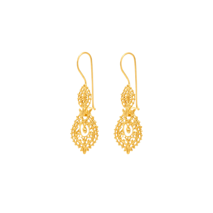 Brincos à Rainha XS em Ouro 19,2Kt