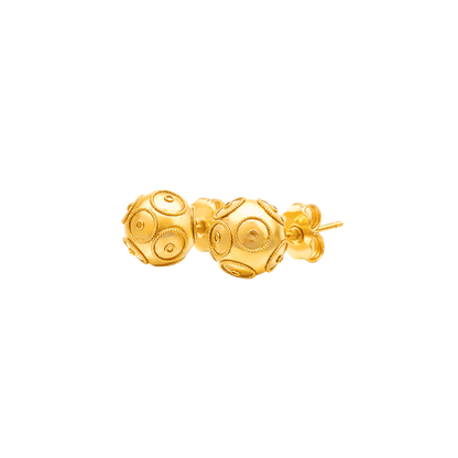Brincos Conta de Viana em Ouro 19,2Kt