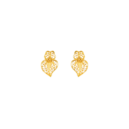 Conjunto Coração de Viana XXS em Ouro 19,2Kt